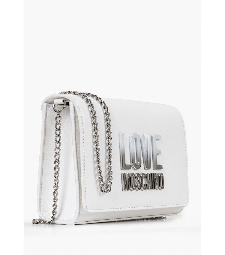 Γυναικείες Τσάντες JC4260 Άσπρο ECOleather Love Moschino