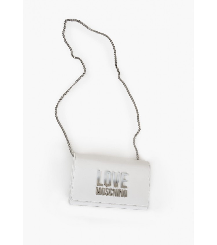 Γυναικείες Τσάντες JC4260 Άσπρο ECOleather Love Moschino