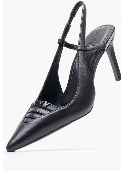 Women Pumps & Peeptoes High Malden Black Leather DKNY