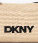 Γυναικείες Τσάντες Remy Μπεζ Ψάθα DKNY