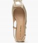 Women Flats V250480 Gold Leather Alma En Pena