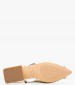 Women Flats V250480 Gold Leather Alma En Pena