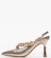 Women Pumps & Peeptoes High V250608 Platinum Leather Alma En Pena