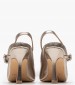 Women Pumps & Peeptoes High V250608 Platinum Leather Alma En Pena