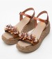 Women Platforms Low 7054 Tabba Leather Porronet