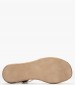 Women Platforms Low 7054 Beige Leather Porronet