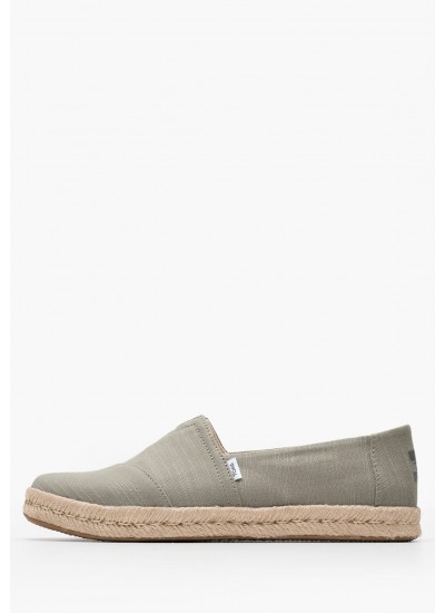 Women Espadrilles Alpargata.Rope2 Khaki Fabric Toms