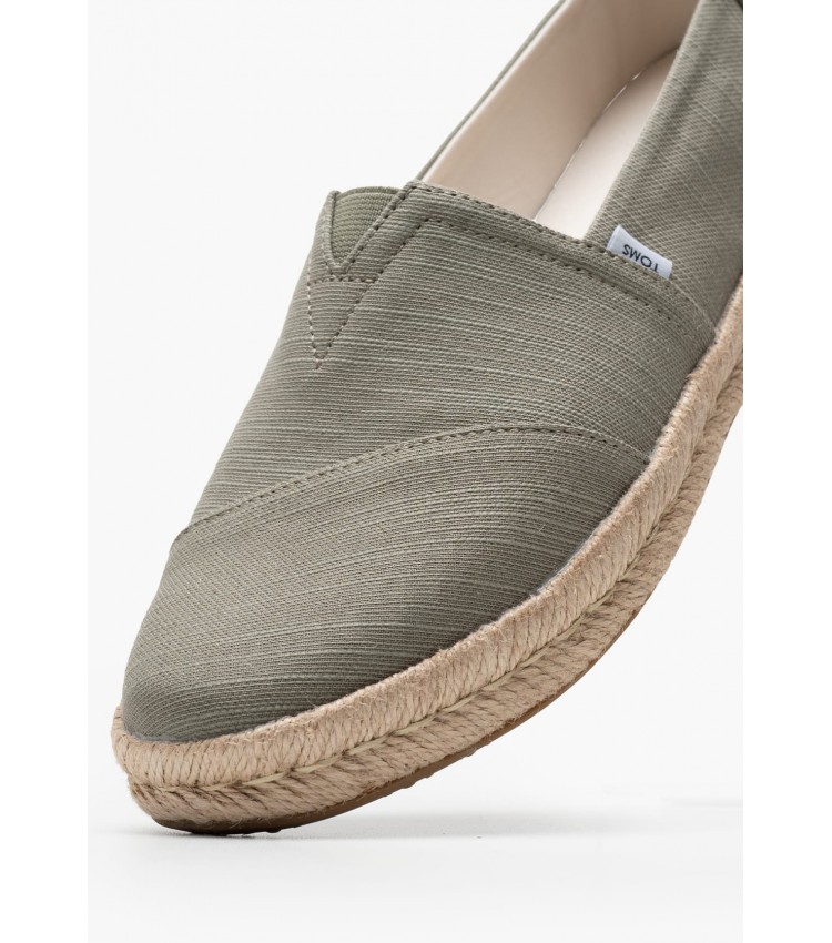 Women Espadrilles Alpargata.Rope2 Khaki Fabric Toms