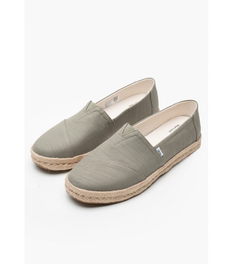 Women Espadrilles Alpargata.Rope2 Khaki Fabric Toms