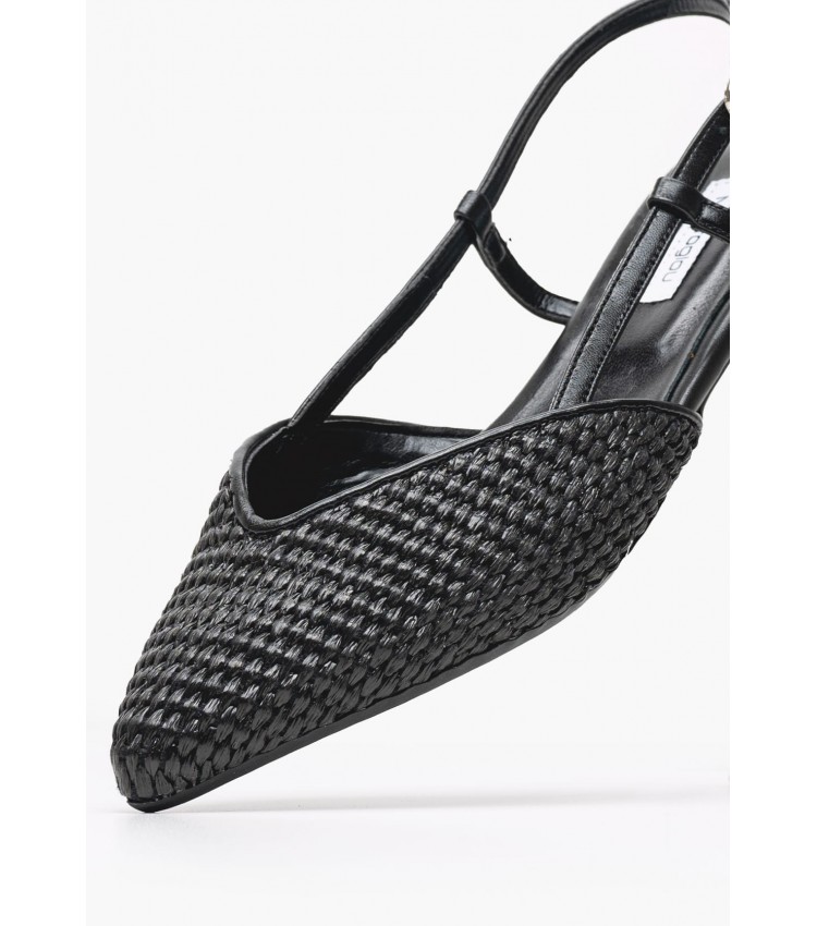 Women Flats Julia Black Mat Mortoglou