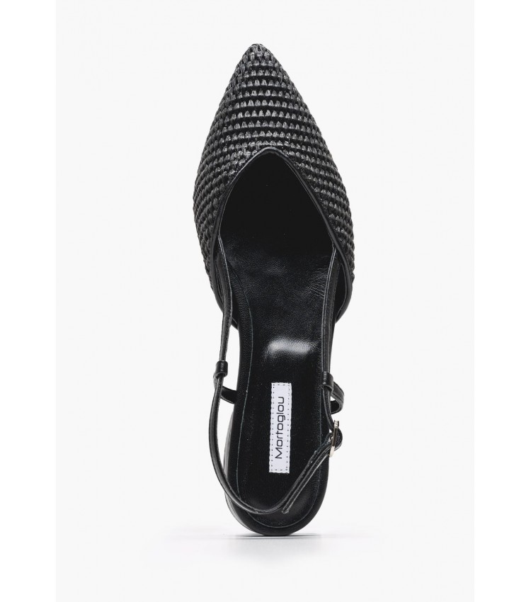 Women Flats Julia Black Mat Mortoglou