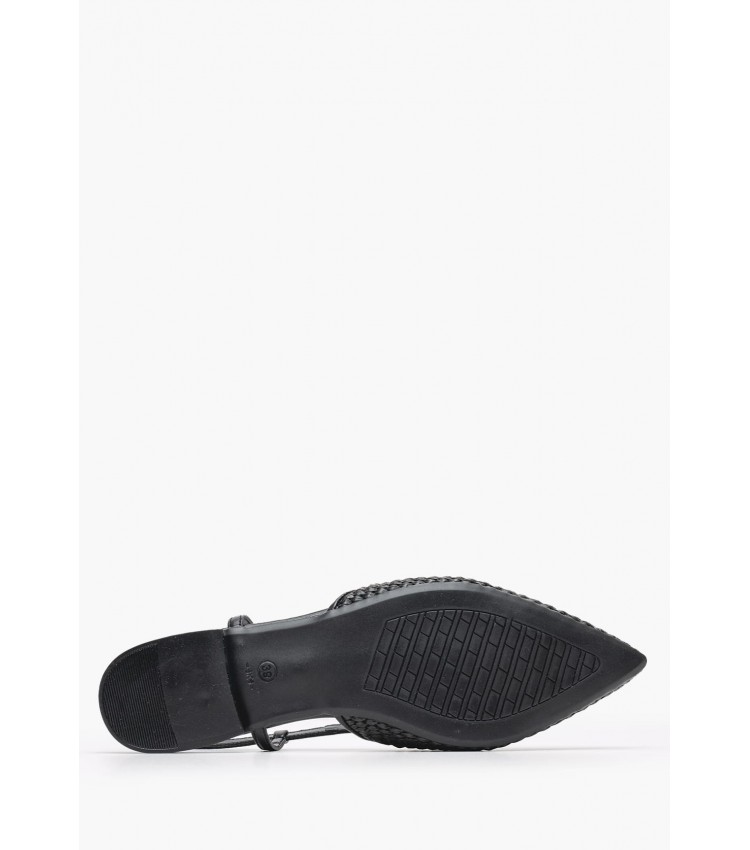 Women Flats Julia Black Mat Mortoglou