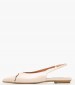 Women Flats Nikkei Beige Leather Mortoglou