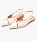 Women Flats Nikkei Beige Leather Mortoglou