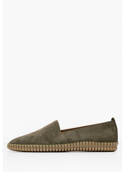 Men Espadrilles Pablo.Sue Olive Buckskin Kalogirou