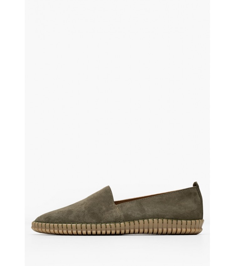 Men Espadrilles Pablo.Sue Olive Buckskin Kalogirou