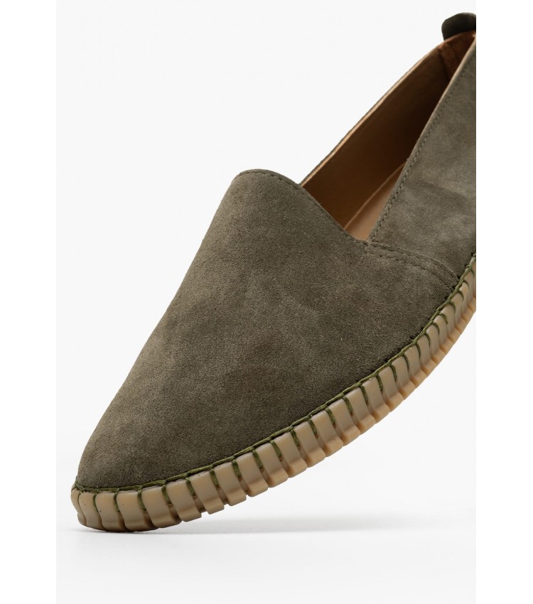 Men Espadrilles Pablo.Sue Olive Buckskin Kalogirou