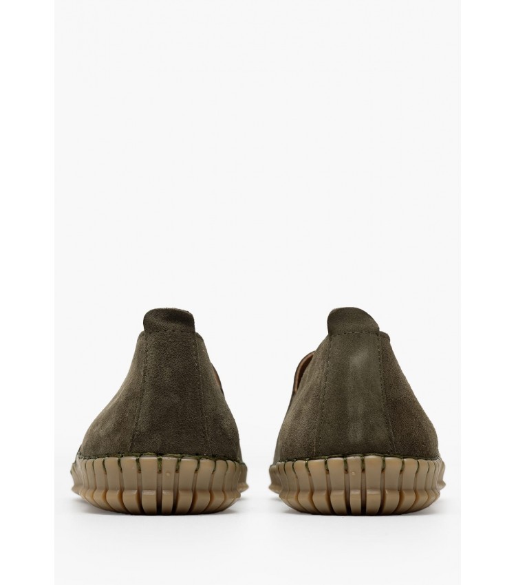 Men Espadrilles Pablo.Sue Olive Buckskin Kalogirou