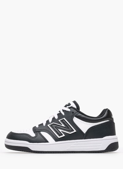 Παιδικά Παπούτσια Casual 574.B Μαύρο ECOleather New Balance