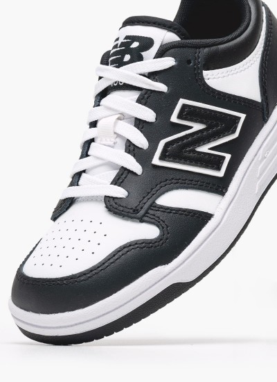 Παιδικά Παπούτσια Casual 574.B Μαύρο ECOleather New Balance