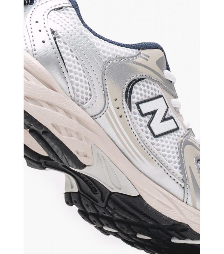 Παιδικά Παπούτσια Casual 530.Ka Γκρι ECOleather-Ύφασμα New Balance