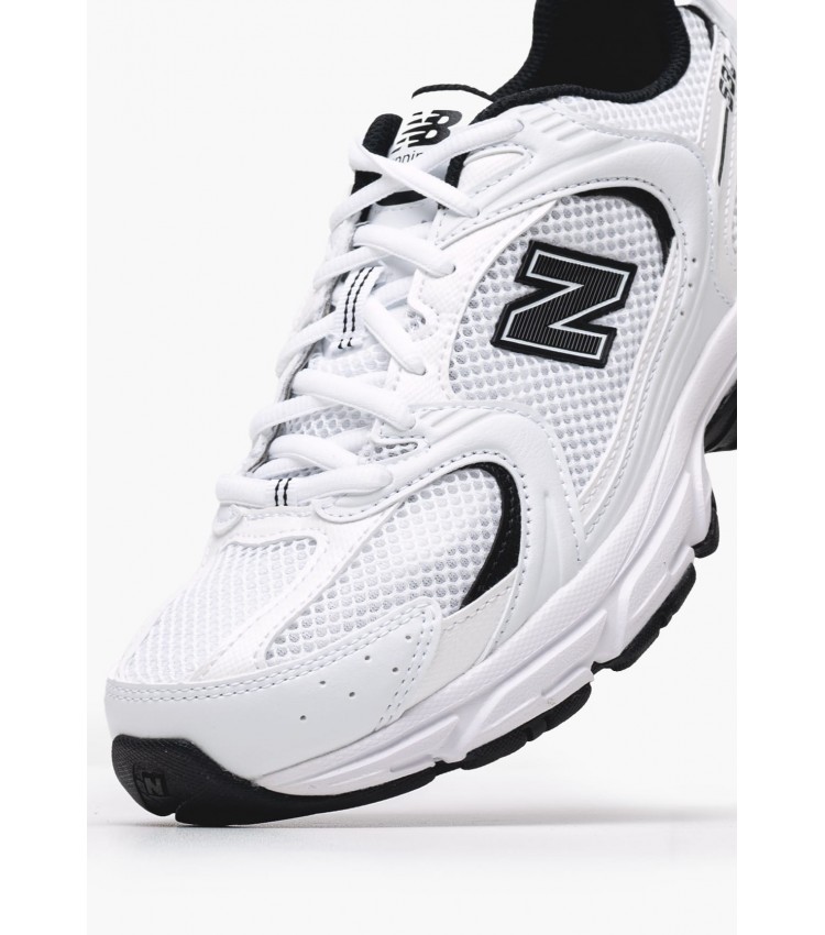 Γυναικεία Παπούτσια Casual 530.Myn Άσπρο ECOleather-Ύφασμα New Balance