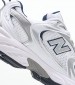 Ανδρικά Παπούτσια Casual 530.M Άσπρο ECOleather-Ύφασμα New Balance