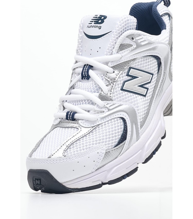 Γυναικεία Παπούτσια Casual 530.W Άσπρο ECOleather-Ύφασμα New Balance