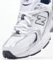 Γυναικεία Παπούτσια Casual 530.W Άσπρο ECOleather-Ύφασμα New Balance