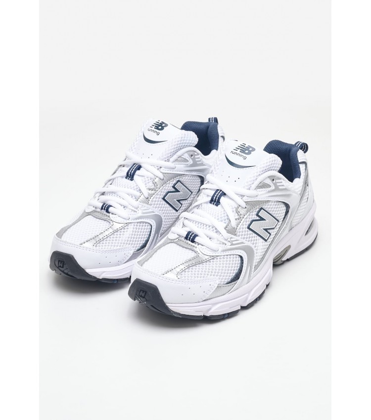 Women Casual Shoes 530.W White ECOleather-Fabric New Balance