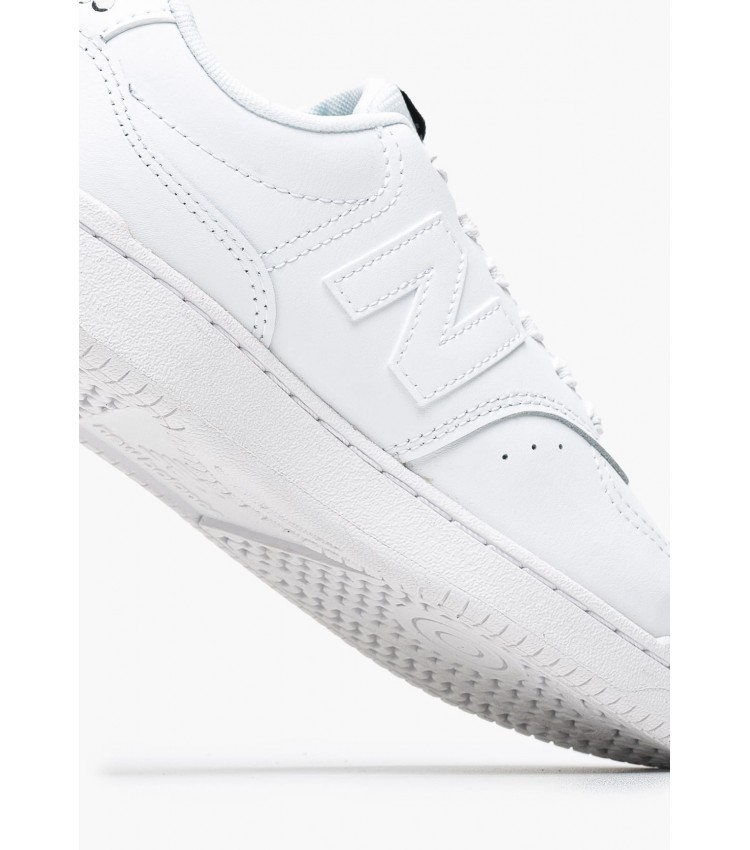 Παιδικά Παπούτσια Casual B80.Ww Άσπρο Δέρμα New Balance