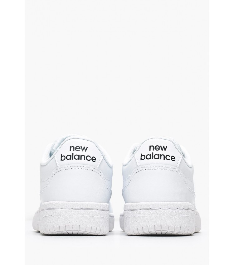 Παιδικά Παπούτσια Casual B80.Ww Άσπρο Δέρμα New Balance