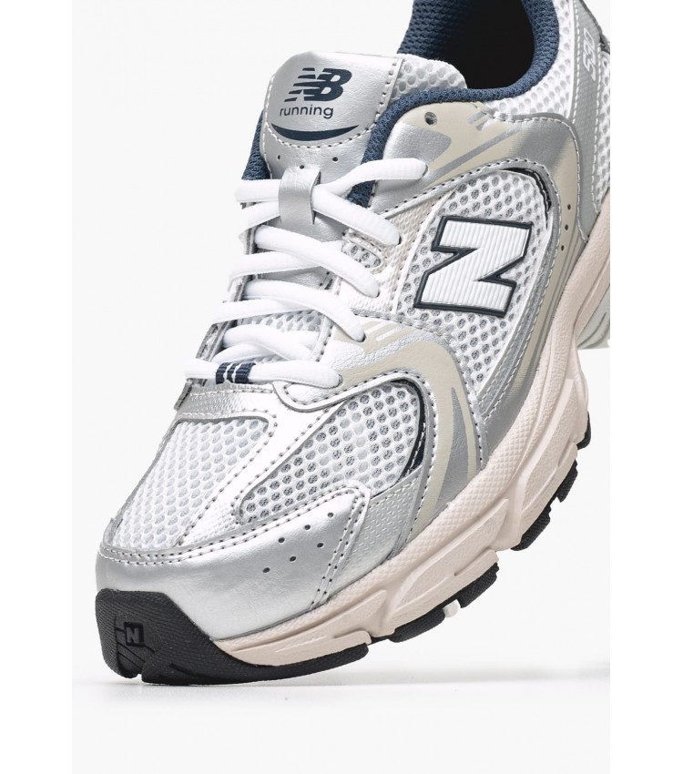 Παιδικά Παπούτσια Casual Gr.530 Γκρι ECOleather-Ύφασμα New Balance