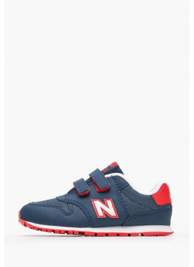 Παιδικά Παπούτσια Casual IV500 Μπλε ECOleather-Ύφασμα New Balance