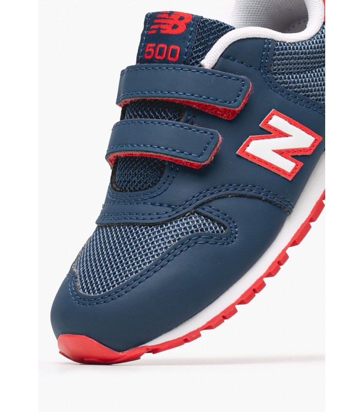 Παιδικά Παπούτσια Casual IV500 Μπλε ECOleather-Ύφασμα New Balance