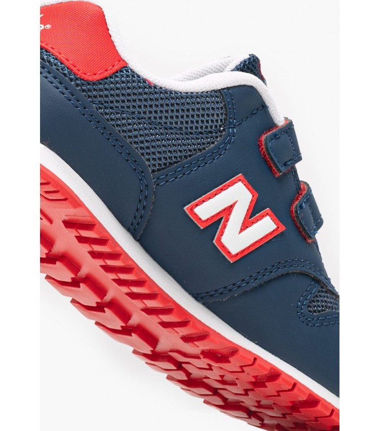 Παιδικά Παπούτσια Casual IV500 Μπλε ECOleather-Ύφασμα New Balance