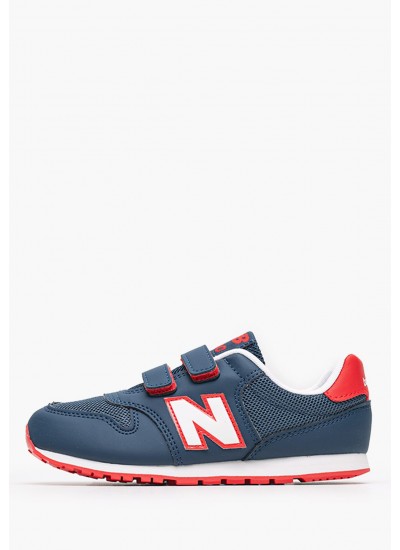 Παιδικά Παπούτσια Casual PV500 Μπλε ECOleather-Ύφασμα New Balance