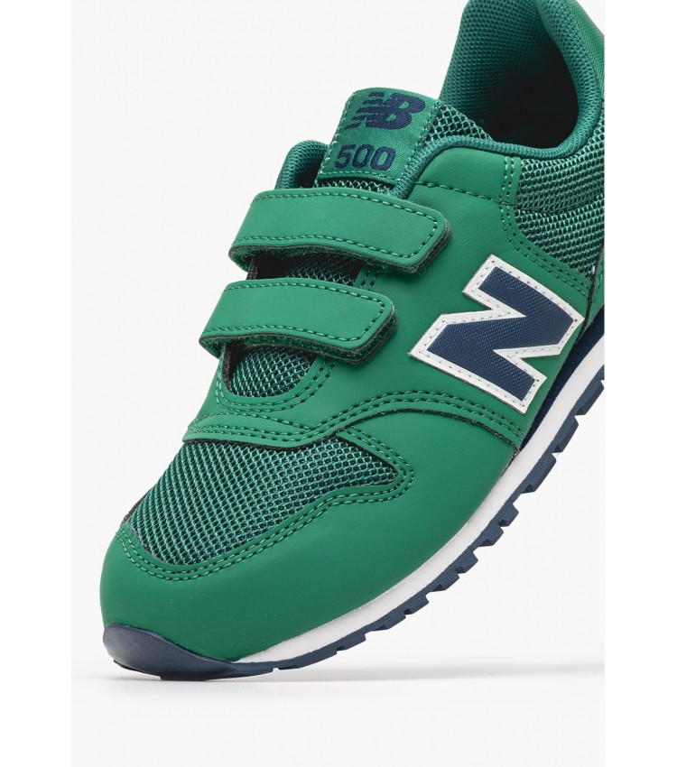 Παιδικά Παπούτσια Casual PV500 Πράσινο ECOleather-Ύφασμα New Balance