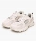 Γυναικεία Παπούτσια Casual R530 Μπεζ ECOleather-Ύφασμα New Balance