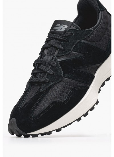 Men Casual Shoes U327.S Black Buckskin-Fabric New Balance