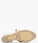 Women Espadrilles Becca Gold Fabric Castaner