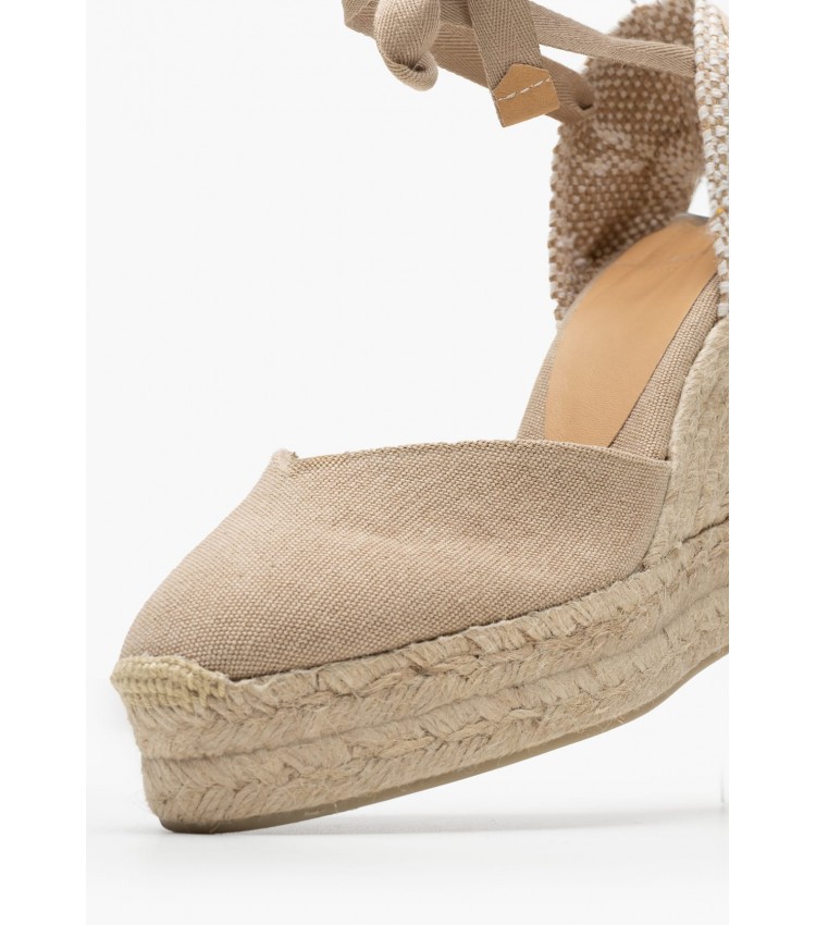 Women Espadrilles Chiara.D Beige Fabric Castaner