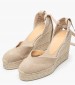 Women Espadrilles Chiara.D Beige Fabric Castaner