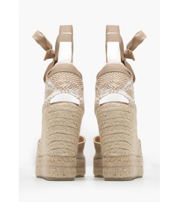 Women Espadrilles Chiara.D Beige Fabric Castaner