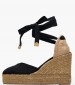 Women Espadrilles Chiara.Ed Black Fabric Castaner