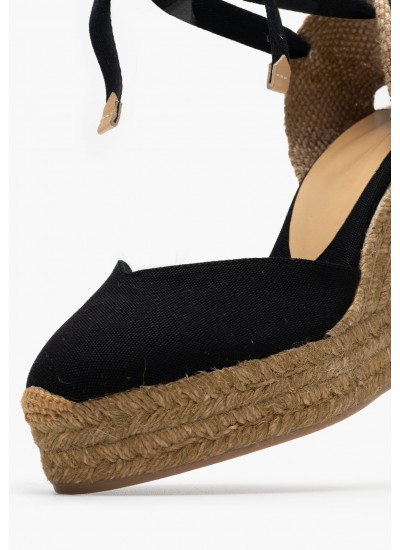 Women Espadrilles Chiara.Ed Black Fabric Castaner