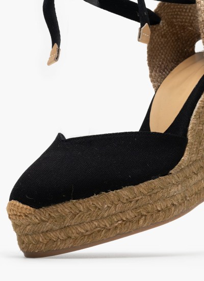 Women Espadrilles Becca Gold Fabric Castaner