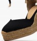 Women Espadrilles Chiara.Ed Black Fabric Castaner