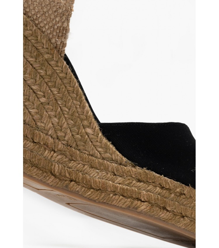 Women Espadrilles Chiara.Ed Black Fabric Castaner