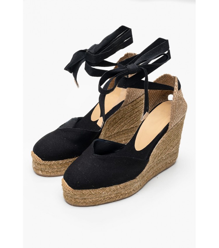 Women Espadrilles Chiara.Ed Black Fabric Castaner